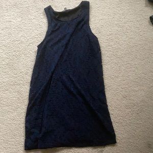 Navy Flower Dress
